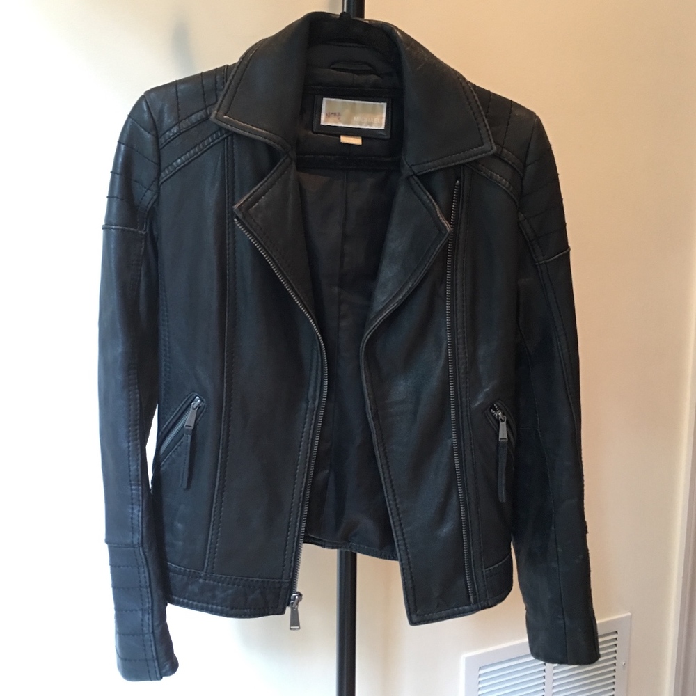 Michael Kors Genuine Leather Jacket